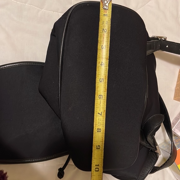 Coach microfiber with leather trim backpack - Picture 7 of 7